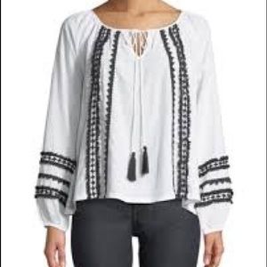 Free Generation Long Sleeve Peasant Blouse